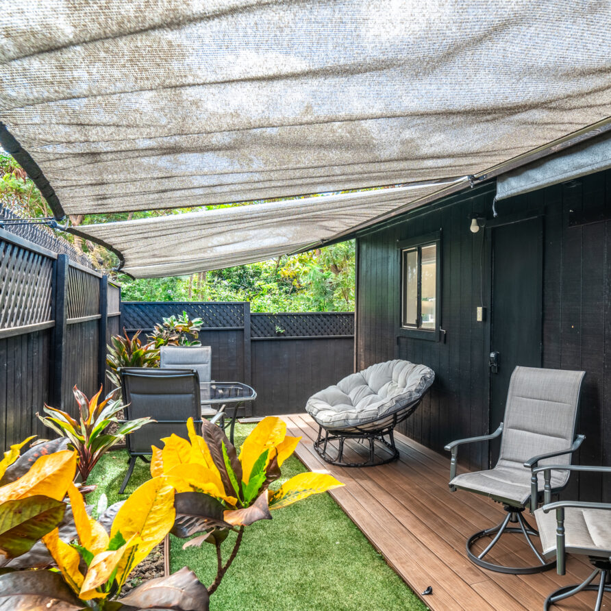 Furnished One BDR W/PVT Garden Area